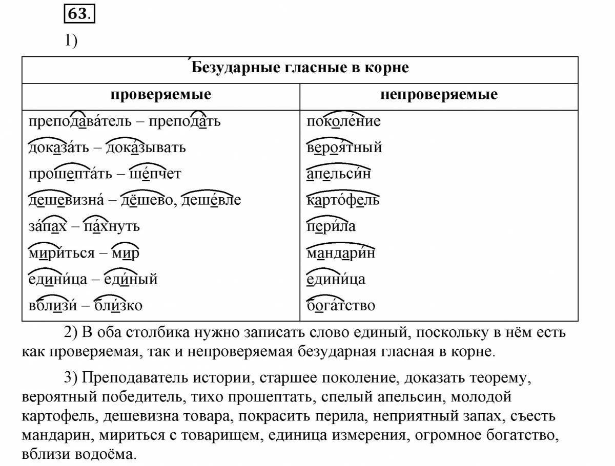 Пять безударных гласных. Безударная гласная в корне 5 класс.