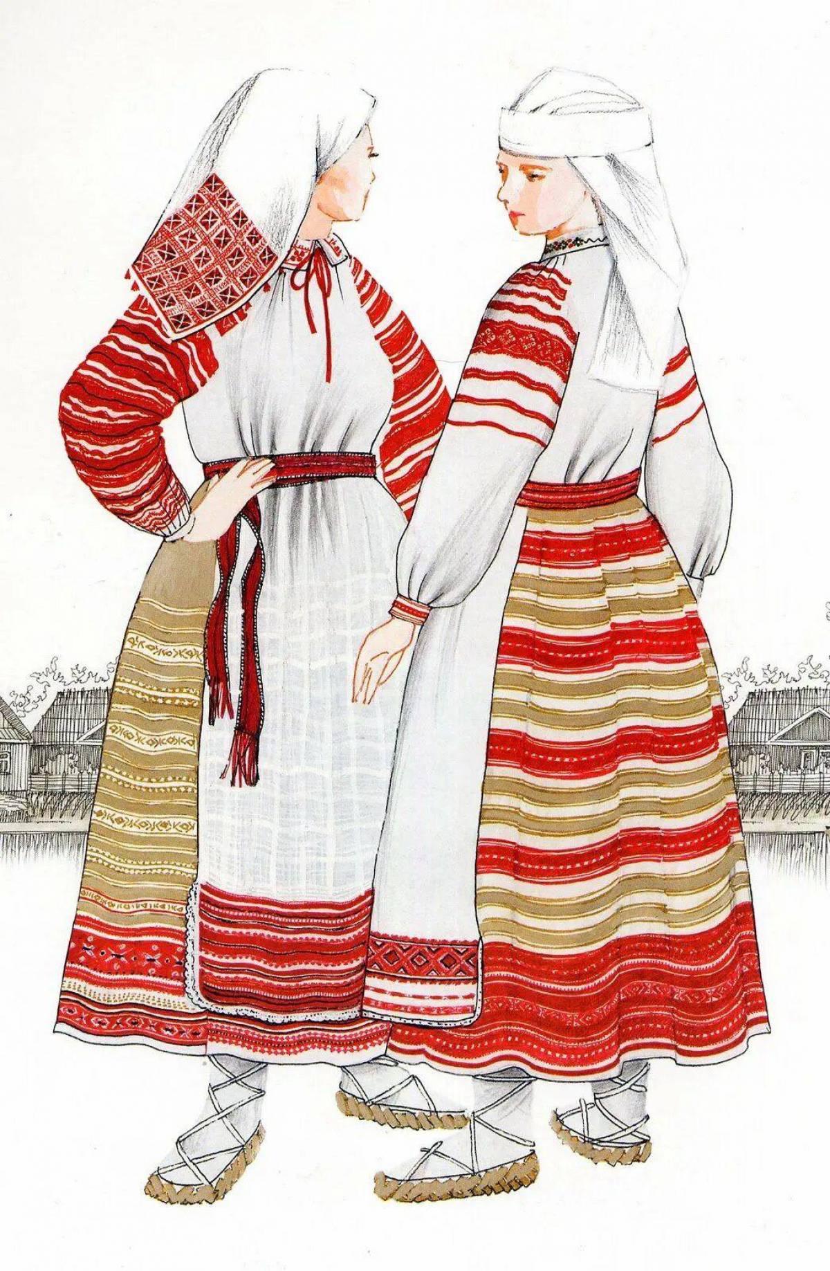 белорусский народный костюм картинки