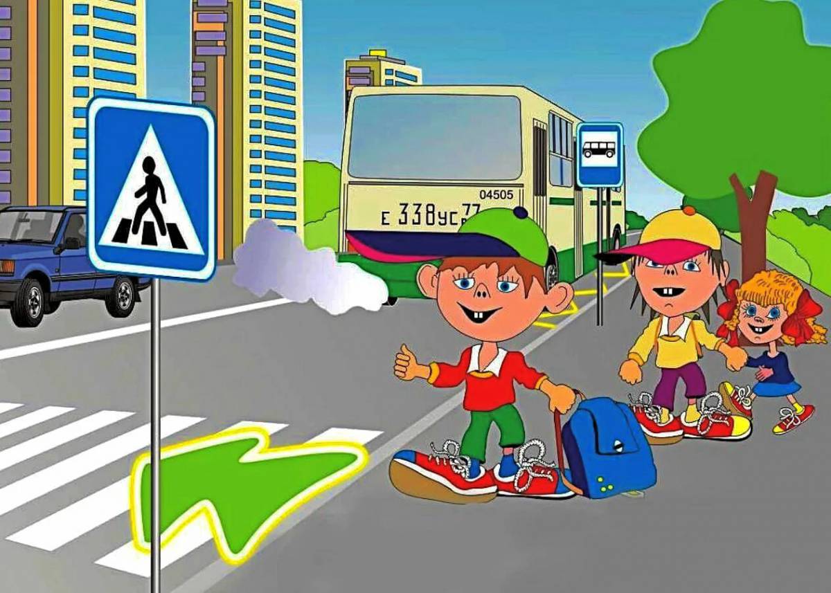 Безопасность на дороге для детей #11
