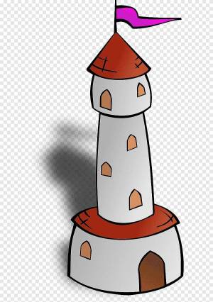 Раскраска башня для детей #1 #212939