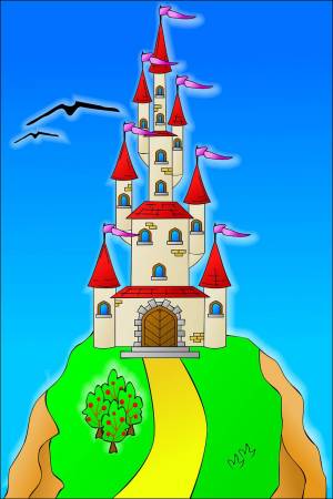 Раскраска башня для детей #25 #212963