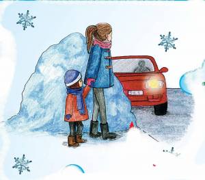 Раскраска безопасная зима для детей #32 #213585