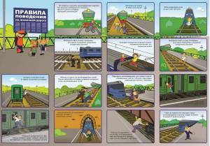 Раскраска безопасность на железной дороге для детей #32 #213942