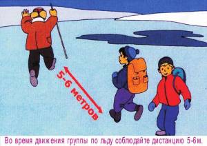 Раскраска безопасность на льду для детей #25 #214013