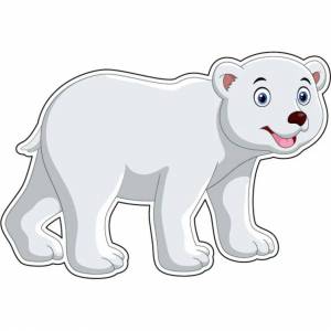 Раскраска белый медведь для детей 5 6 лет #29 #215686