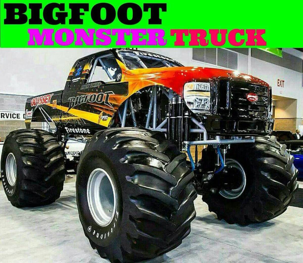 Машина big foot. Машина бигфут монстр трак. Монстр трак Bigfoot. Bigfoot 1 Monster Truck. Что такое бигфут монстр трак машинка.