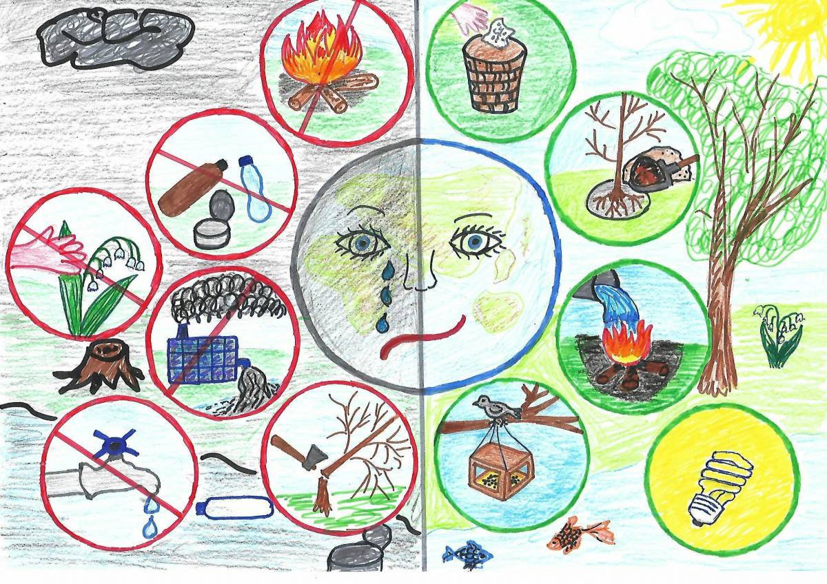 Берегите природу для дошкольников по экологии #2