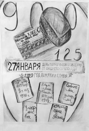 Раскраска блокадный хлеб рисунок #38 #218277