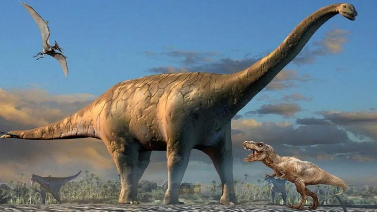 Большая динозавры #9