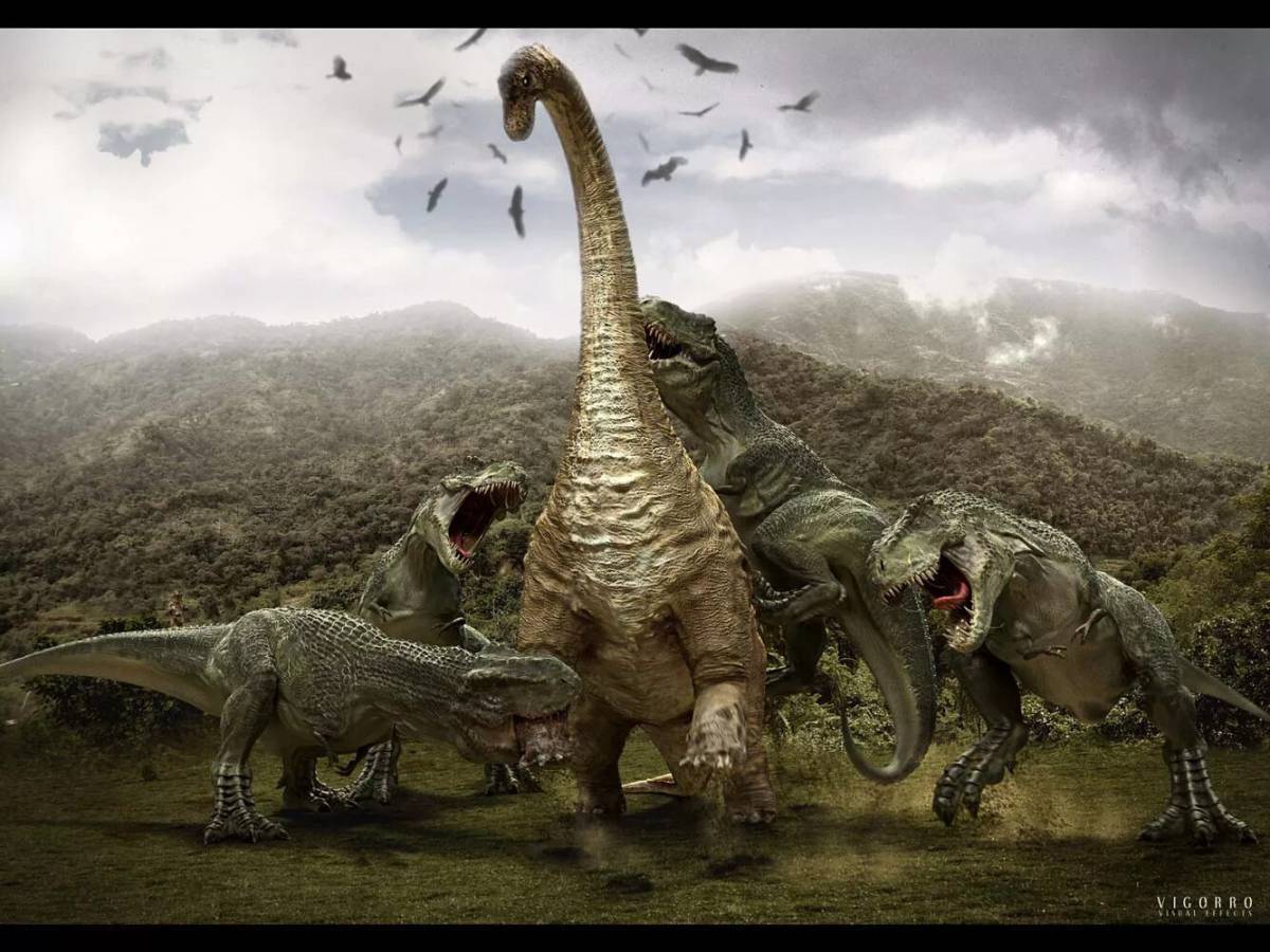 Большая динозавры #23