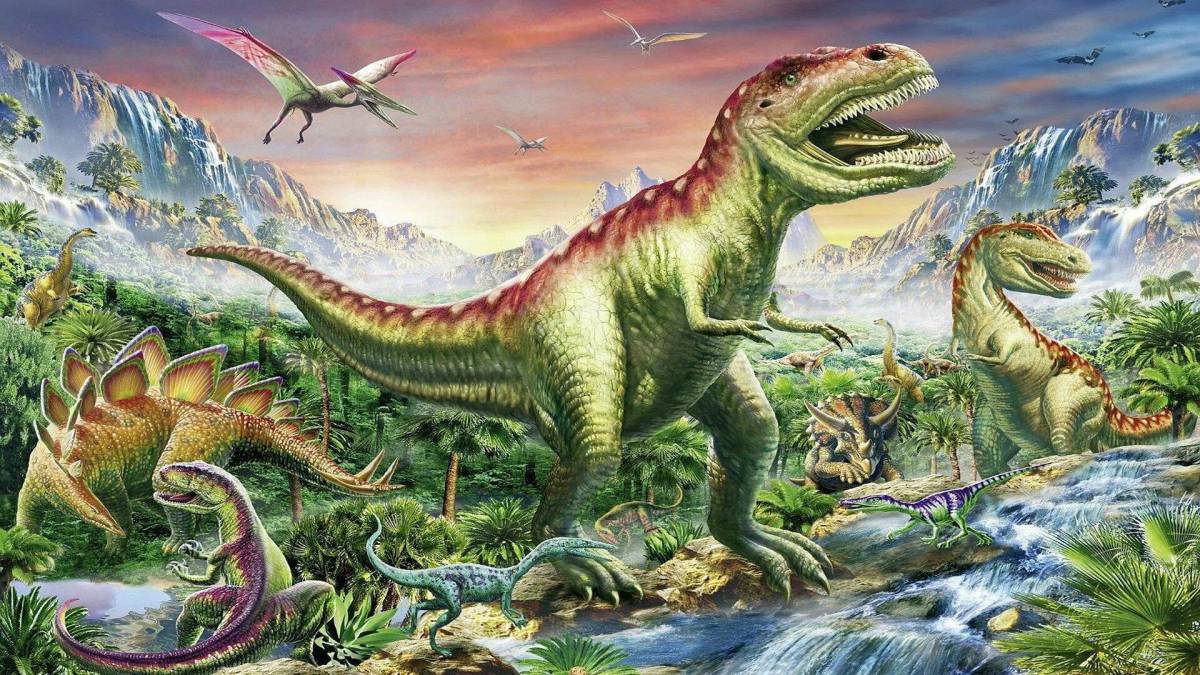Большая динозавры #28