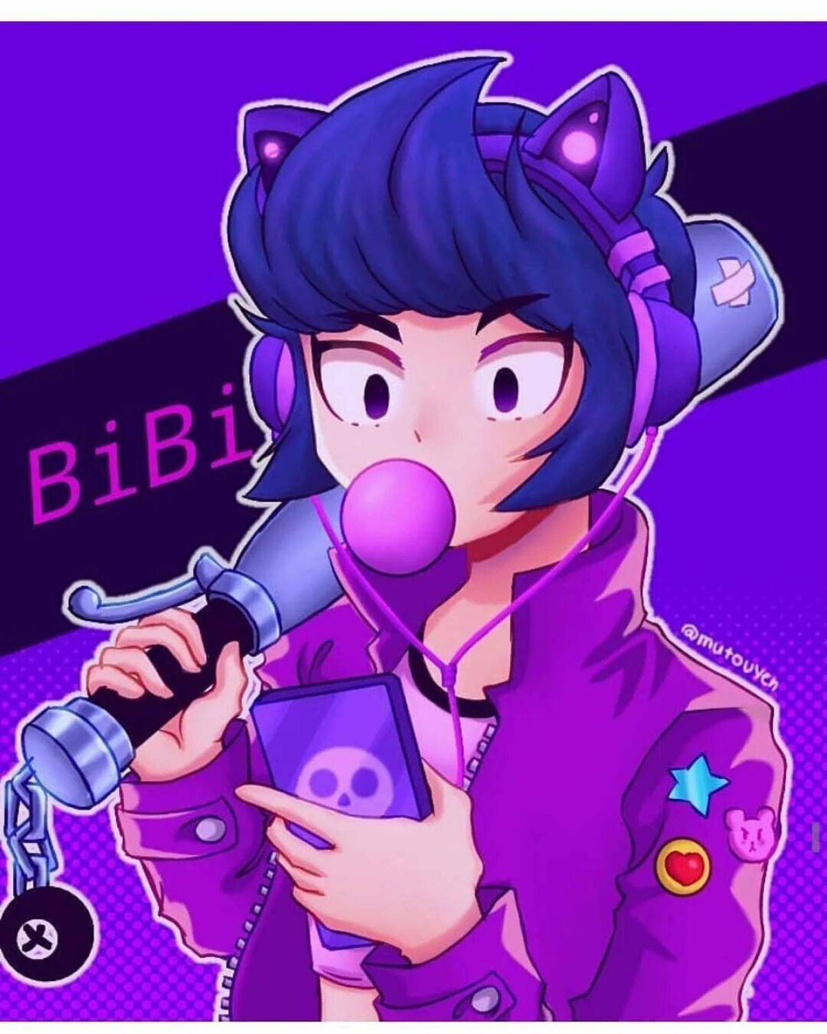 Bibi star. Героиня Биби БРАВЛ старс. Brawl Stars арт героиня Биби. Биби БРАВЛ чтарс Анисе арт.