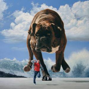 Раскраска большая собака #2 #220863