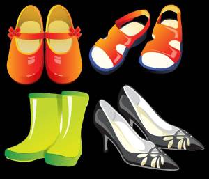 Раскраска ботинки для детей #6 #221527