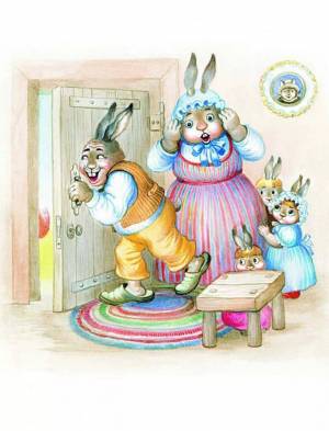 Раскраска братец кролик и братец лис #25 #223931