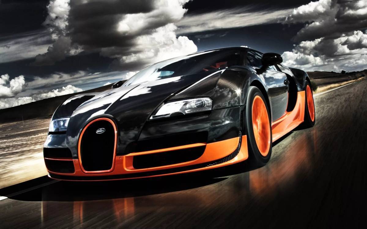 Bugatti Veyron super Sport Р¶С‘Р»С‚С‹Р№