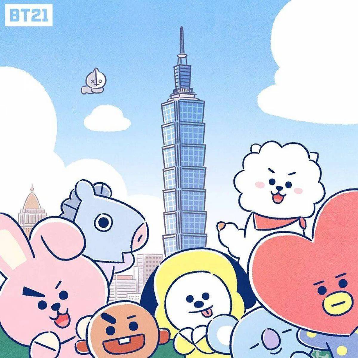 Рисунки 21. Bt21 и БТС. Персонажи БТС bt21 тата. Bt21. Bt21 2020.