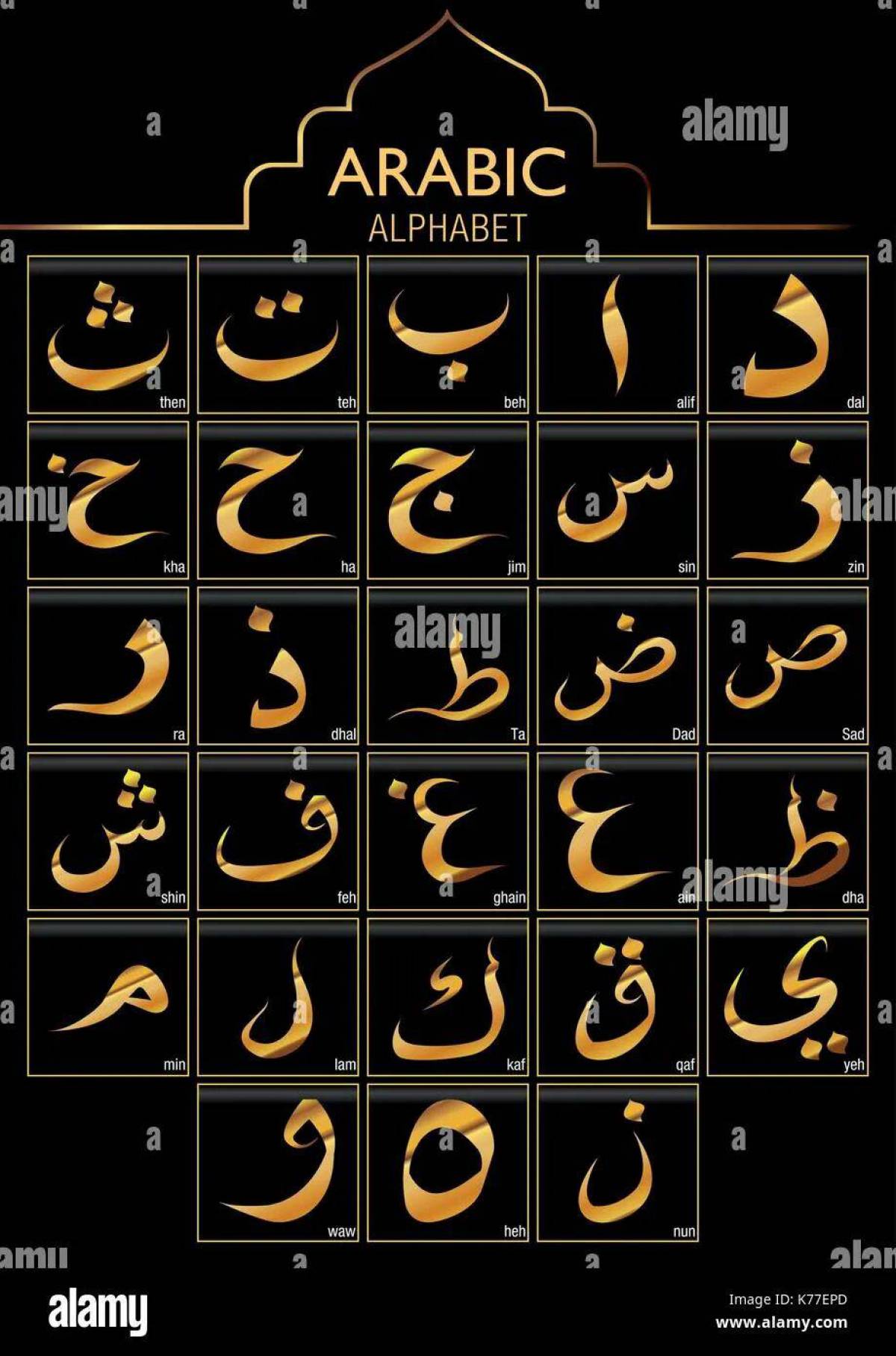 Буквы арабские #32