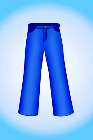 Раскраска брюки для детей #31 #225003