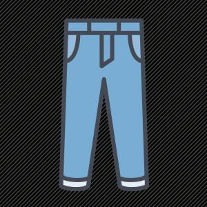Раскраска брюки для детей #34 #225006