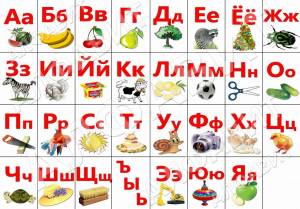 Раскраска буквы алфавита с картинками #8 #226973
