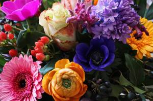 Раскраска букеты цветов красивые крупные #15 #227486