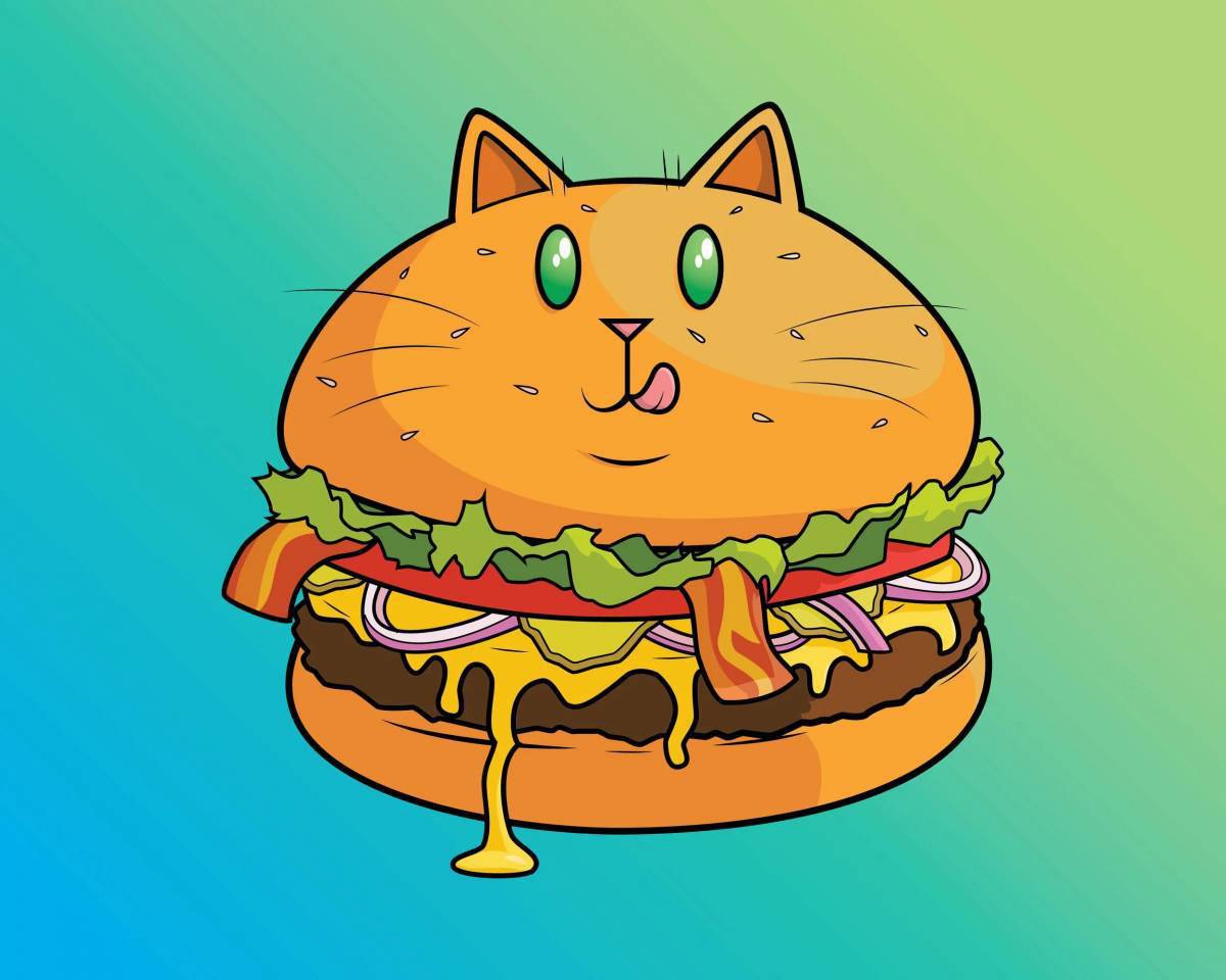 Бургер котик #3