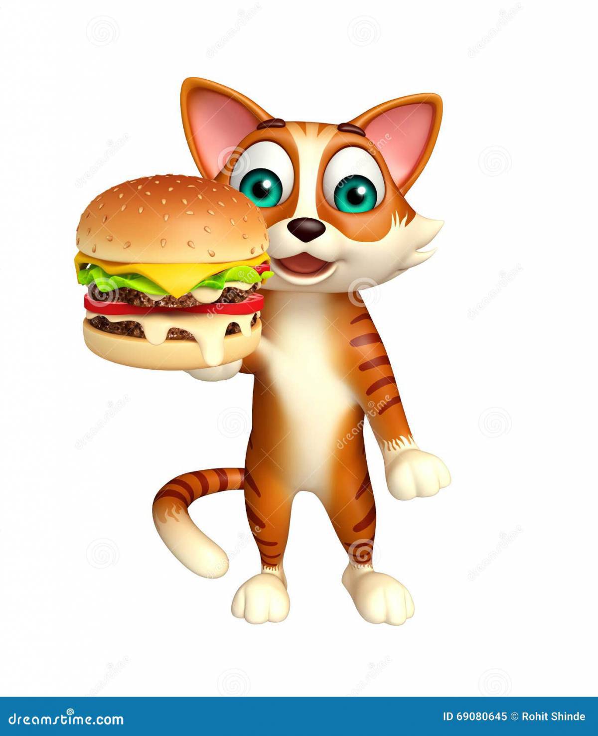 Бургер котик #16