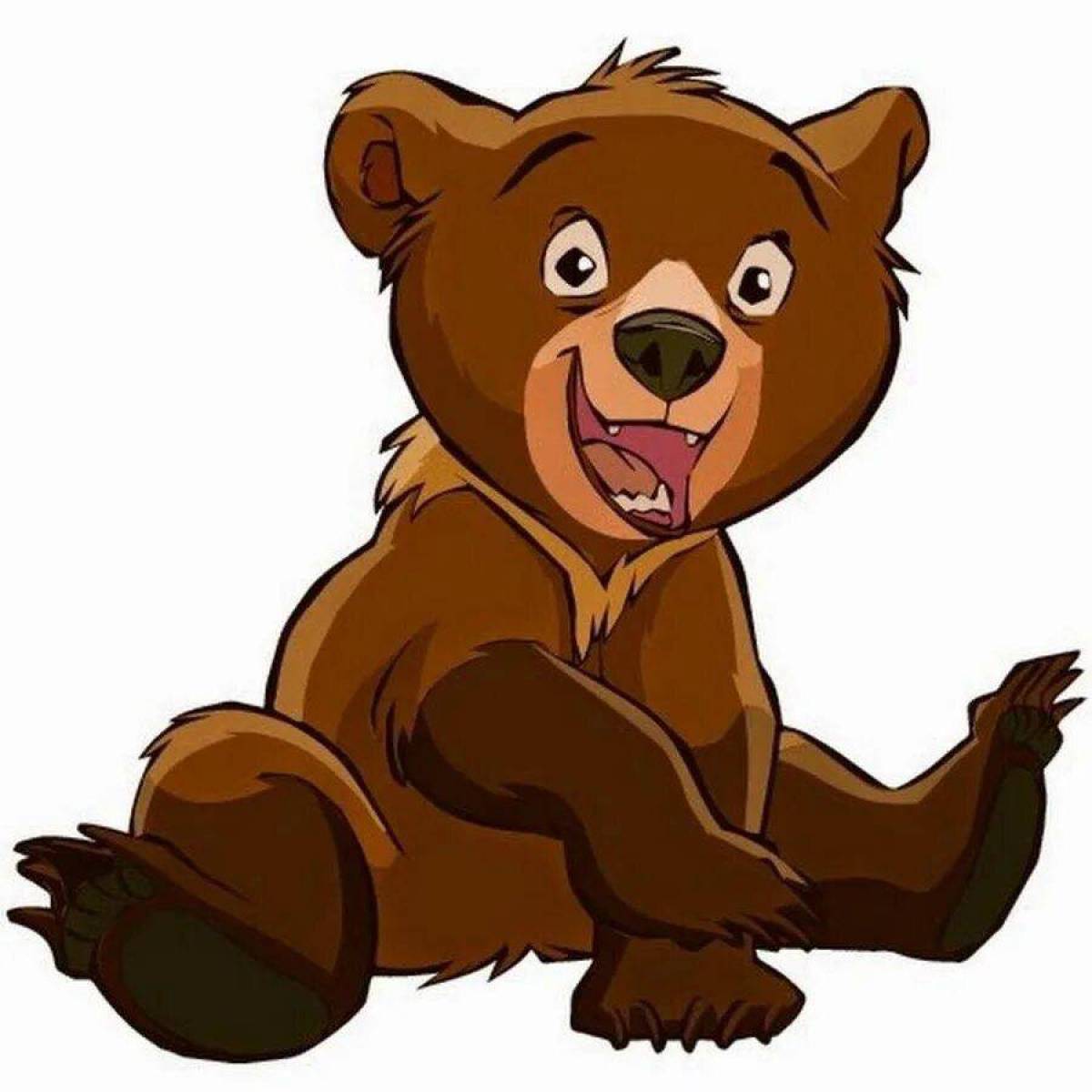 Бурый медведь для детей #7