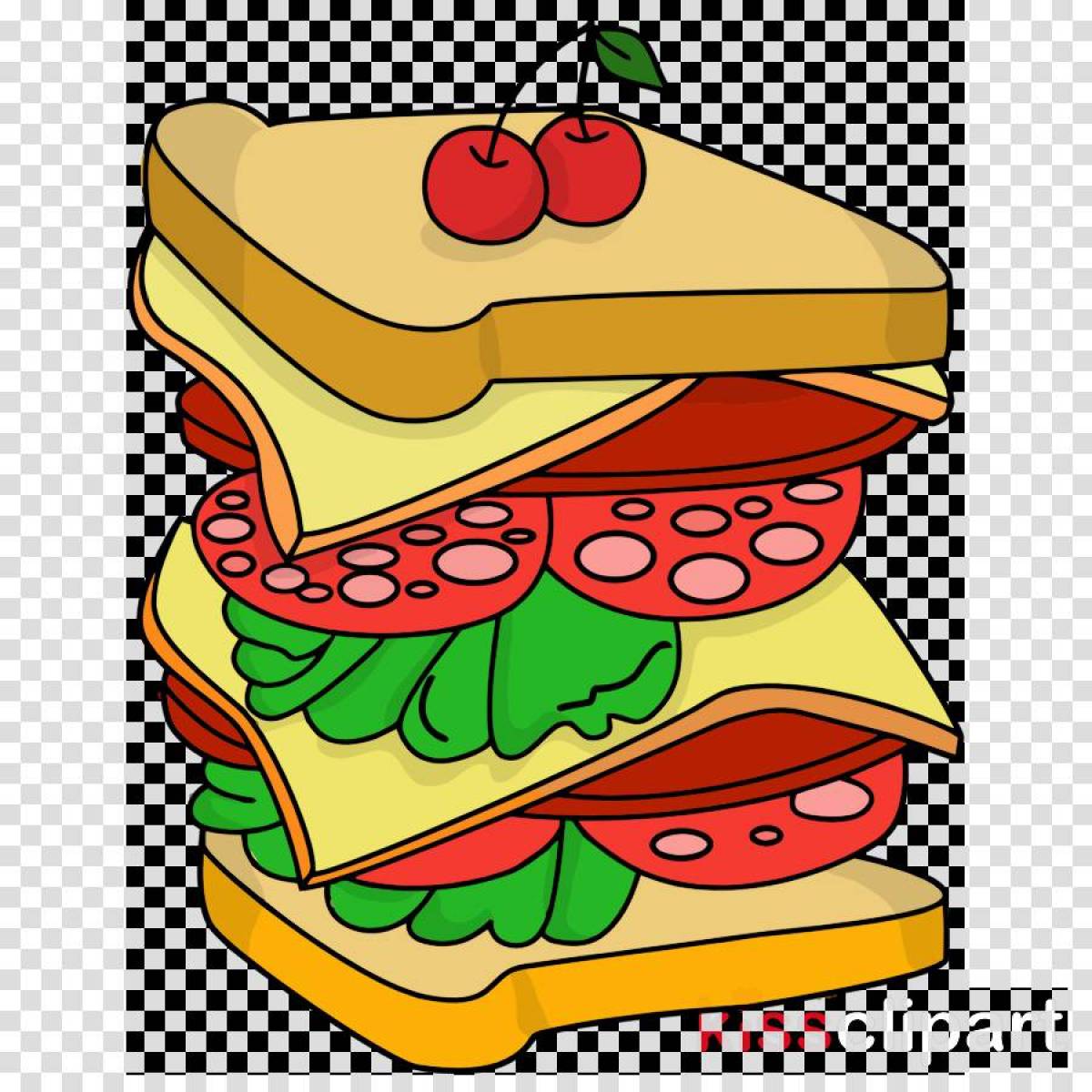 Бутерброд для детей #8