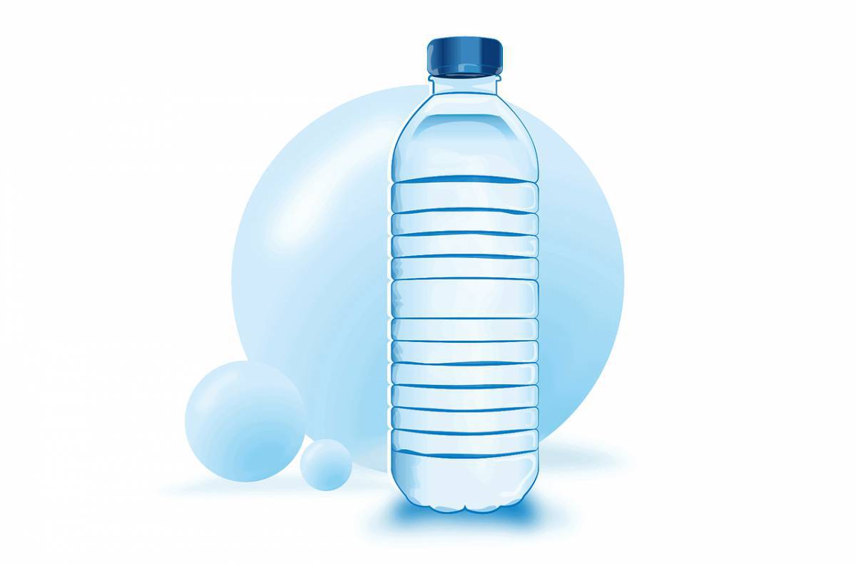 Бутылка воды #13