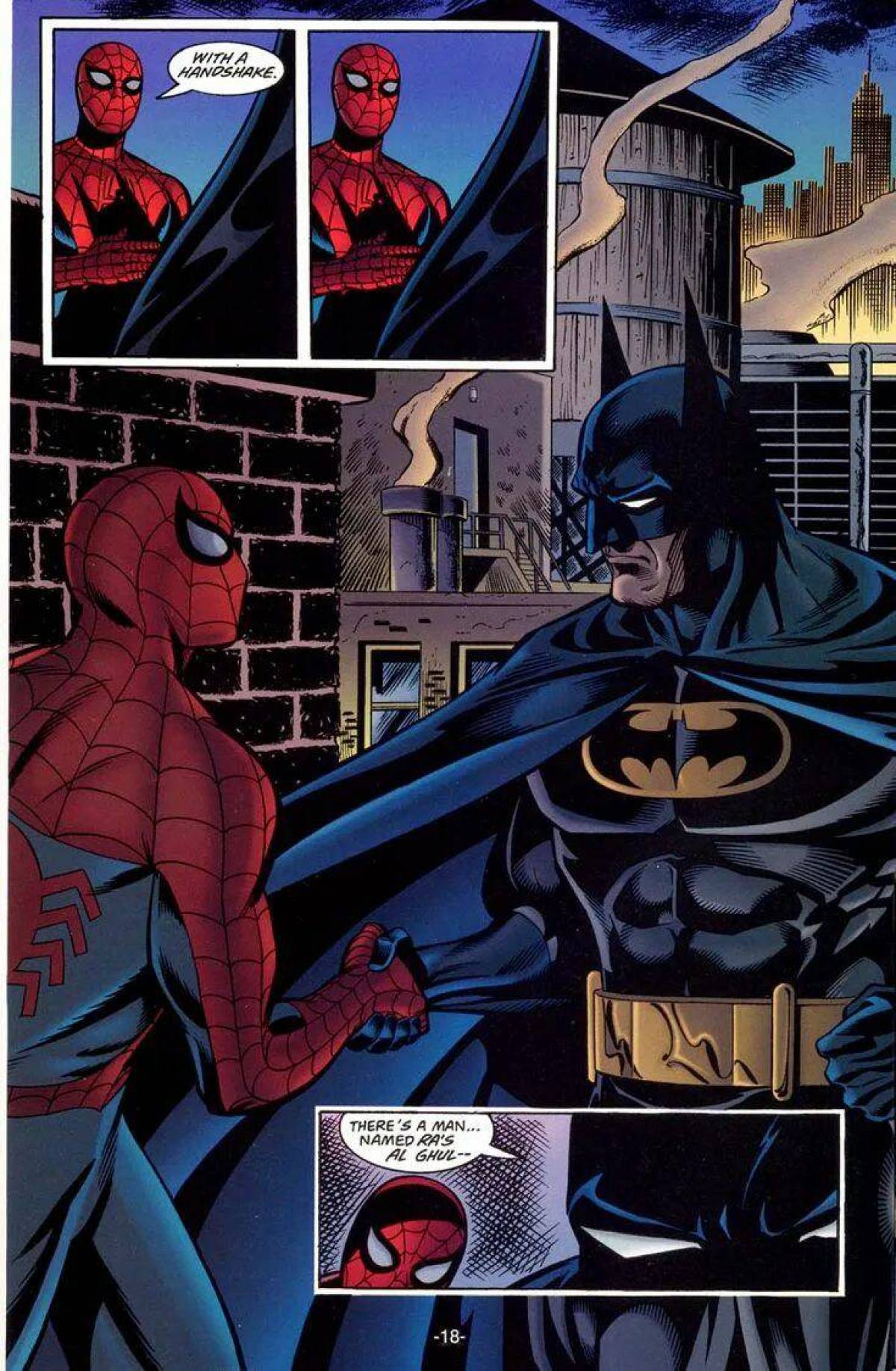 Бэтмен и человек паук #19