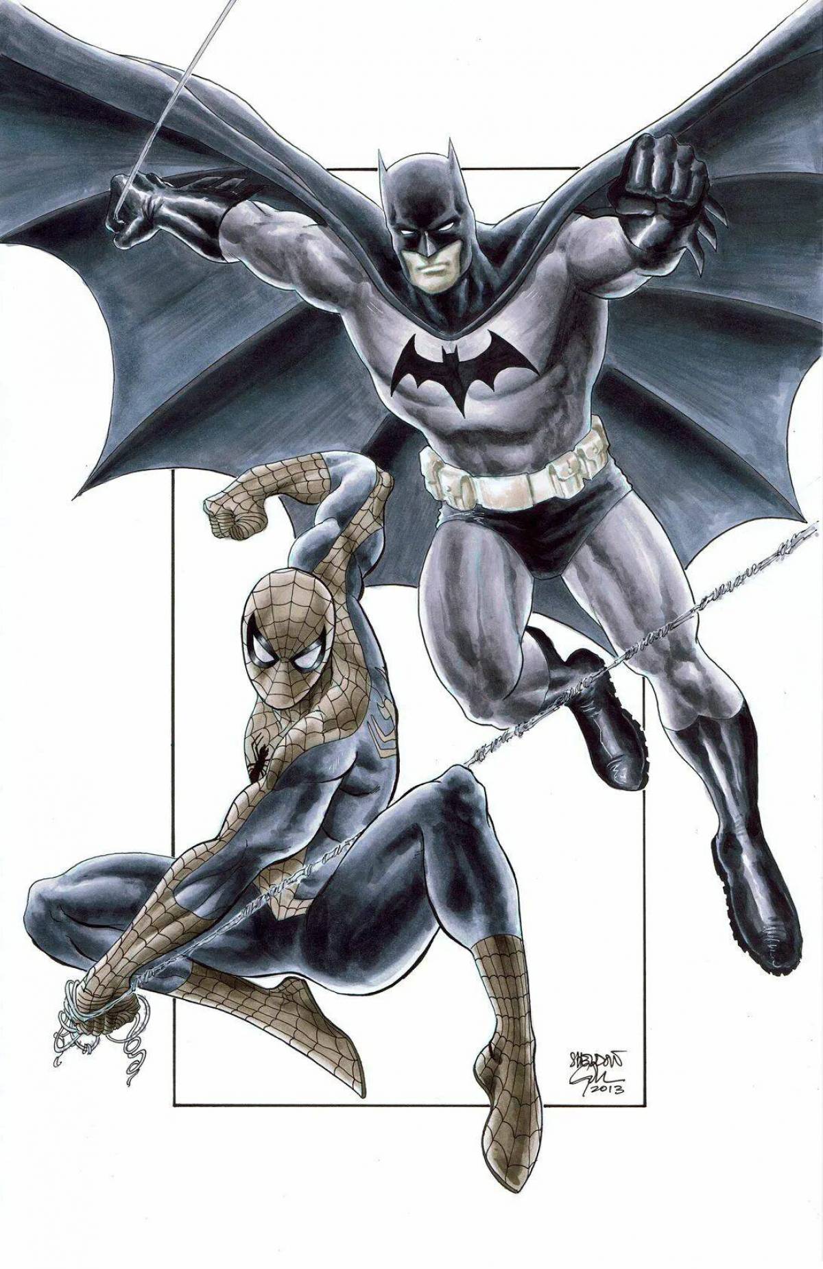 Бэтмен и человек паук #28