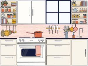 Раскраска бумажная кухня #24 #228197