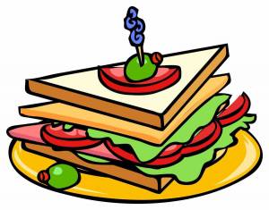 Раскраска бутерброд для детей #11 #228715