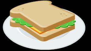 Раскраска бутерброд для детей #15 #228719