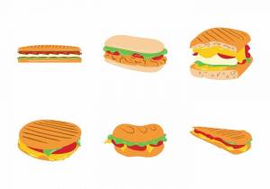 Раскраска бутерброд для детей #19 #228723