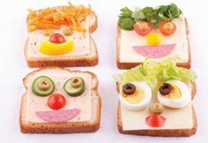 Раскраска бутерброд для детей #25 #228729
