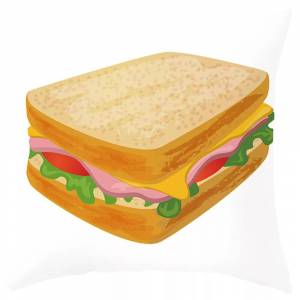 Раскраска бутерброд для детей #34 #228738