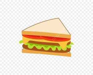 Раскраска бутерброд для детей #38 #228742