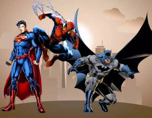 Раскраска бэтмен и человек паук #5 #229682
