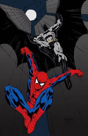 Раскраска бэтмен и человек паук #20 #229697