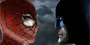 Раскраска бэтмен и человек паук #22 #229699