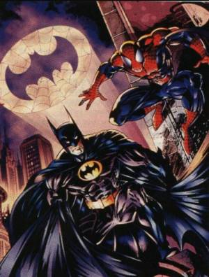 Раскраска бэтмен и человек паук #25 #229702