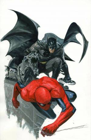 Раскраска бэтмен и человек паук #32 #229709