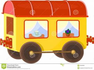 Раскраска вагон для детей #7 #230785