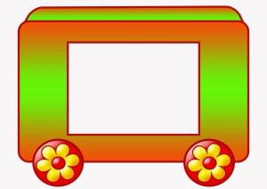 Раскраска вагон для детей #14 #230792