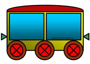 Раскраска вагон для детей #18 #230796