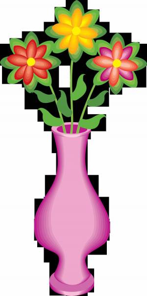 Раскраска ваза с цветами для детей #2 #231197