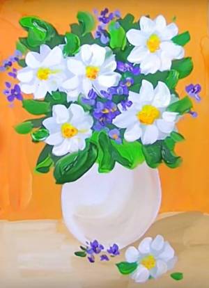 Раскраска ваза с цветами для детей #13 #231208